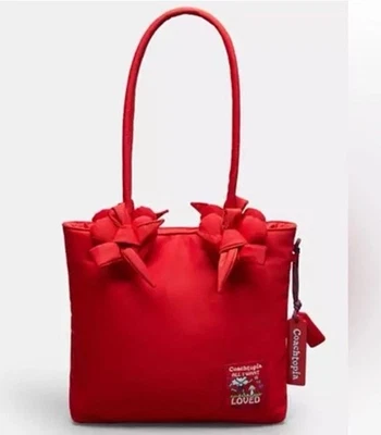 Coachtopia Loop Small Tote With Red Heart Appliqué by Coach  - image 1 of 4