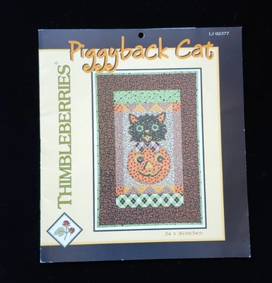 Uncut Thimbleberries Quilt Pattern "Piggyback Cat" LJ92377 by Lynette Jensen - Image 1 of 3