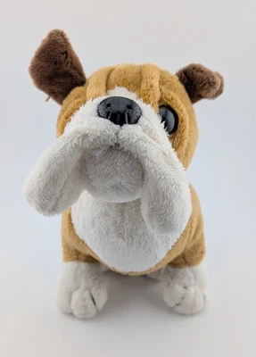 Webkinz Bulldog Dog Plush Stuffed Animal HM126 Ganz NO CODE 8" - Image 1 of 4