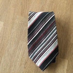 Vintage 1970s Tootal Striped Polyester Tie - Picture 1 of 3