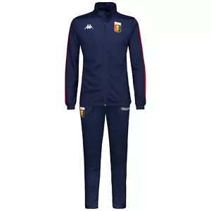 7387 KAPPA GENOA FC SALCITO TUTA UOMO GIACCA PANTALONI 38114NW - Foto 1 di 1