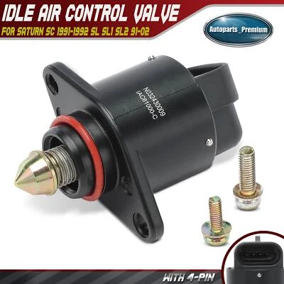 Válvula de control de aire de ralentí para Saturn SC 1991-1992 SL SL1 SL2 91-02 L4 1,9 L 4 pines Foto 1 de 4