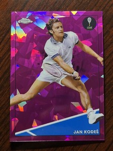 2021 Topps Chrome Tennis Sapphire Jan Kodes Pink Fuchsia Refractor #/299 SP
