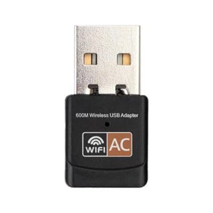 600Mbps WiFi Wireless USB Dongle Dual-Band USB Adaptador for PC Computer . - Bild 1 von 6