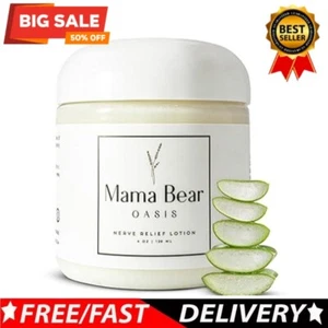 Mama Bear Nerve Relief Lotion, 4 oz, Soothing Lotion w/ Magnesium Chloride and P - Bild 1 von 8