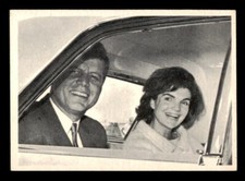 1964 Topps John F. Kennedy #61 Pres. JFK and His Wife Jacqueline.. NM *d2
