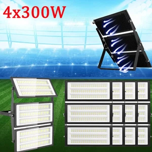 4X30000LM LED Fluter Module Flutlicht 300W AußenStrahler Baustrahler Gartenlampe - Bild 1 von 12