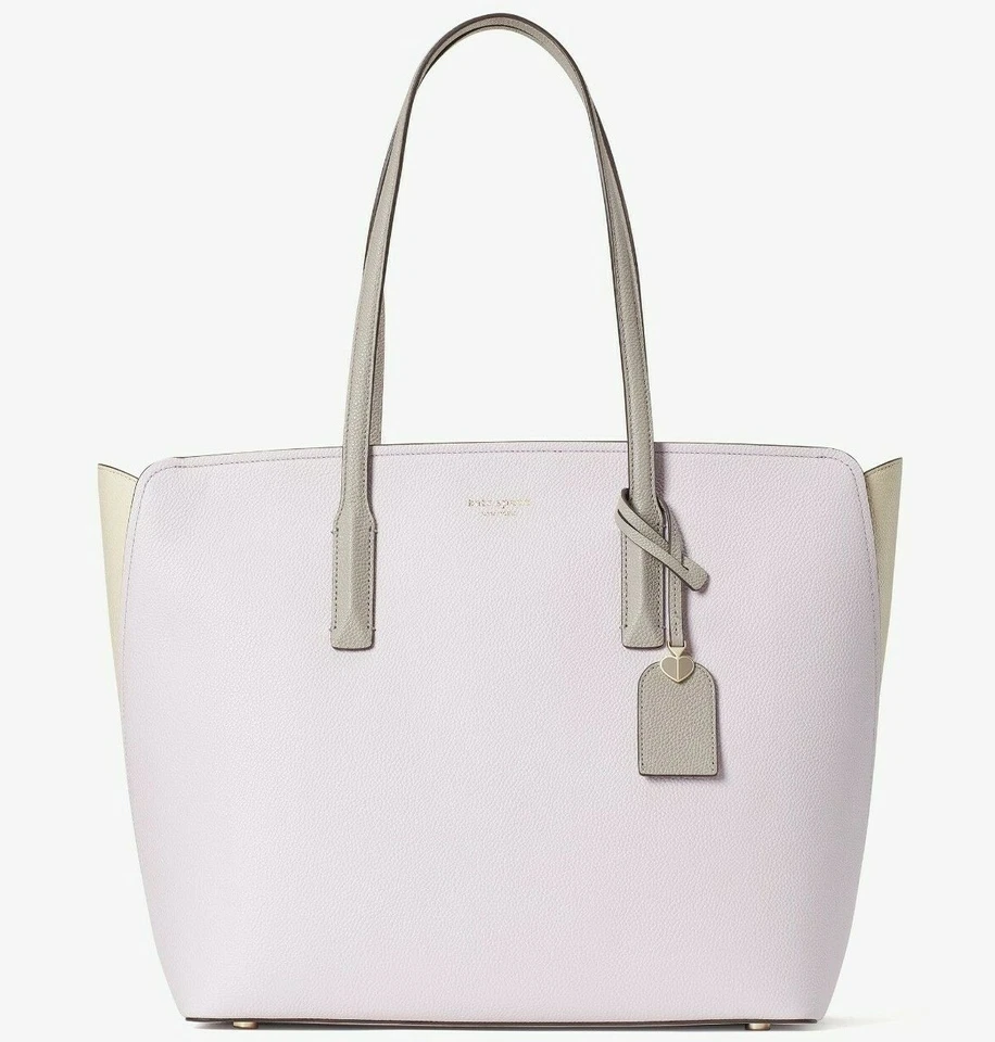 Kate Spade Margaux Lilac Moonlight Leather Large Tote PXRUA226