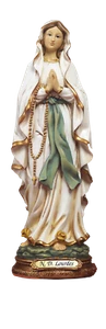 Statua Madonna Lourdes 22 cm in resina by Paben - Foto 1 di 1