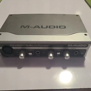 M-AUDIO FIREWIRE SOLO RECORDING INTERFACE - NO POWER CORD INCLUDED - Picture 1 of 2