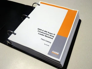 Case 580D Loader Backhoe Parts Catalog, Manual, List, Book, NEW with Binder - Picture 1 of 5