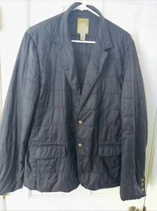 Scotch & Soda Diamond Quilted Jacket Mens Navy Blue size L/50 - Picture 1 of 12