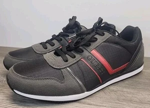 Guess Mens 10.5 Athletic Casual Shoes Black Gray Red - Picture 1 of 9
