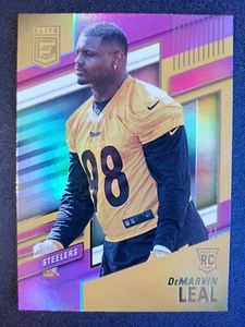 2022 Panini Donruss Elite Pink DeMarvin Leal RC # 150 Pittsburgh Steelers - Picture 1 of 2