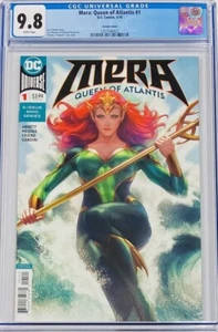 DC Comics Mera Queen of Atlantis #1 Aquaman Stanley Artgerm Lau variante CGC 9,8 - Imagen 1 de 1