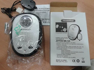 TIMBRE SUPLETORIO INALAMBRICO JETFON WR-125 GRAN POTENCIA - Imagen 1 de 1