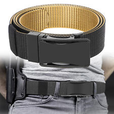 Men's Military Belt Tactical Strap Waistbands Nylon Belts Quick Release Buckle