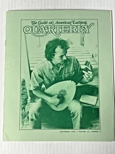 The Guild of American Luthiers Quarterly Magazine September 1982 - Picture 1 of 1