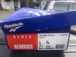 Vintage Woman’s reebock acculite plus Lo 7 1/2 new in box. See Pictures Thanks - Picture 1 of 4