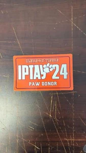 Clemson Tigers IPTAY 2024 Paw Donor sticker - Picture 1 of 1