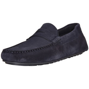 Hugo Boss Men's Noel Moccasin Dark Blue Slip-On Loafer Shoes