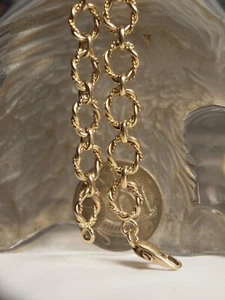 PULSERA FIGARO 1+1 ORO AMARILLO 375 - LONGITUD: 19 CM - Imagen 1 de 7