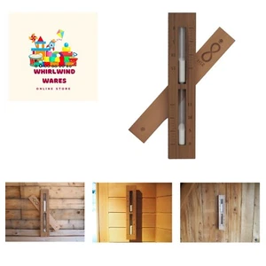 15-Minute Cedar Wood Hourglass Sand Timer for the Perfect Sauna Experience - Picture 1 of 11