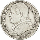 29475 Coin Italian States Papal States Pius Ix 2 Lire 1867 Roma Vf