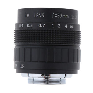 50mm f1.4 CCTV Lens + C Mount Adapter + 2 Macro Rings for Pentax Q Camera #1