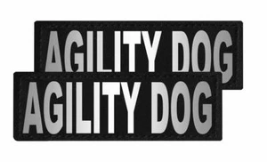 Agility Dog Patch Reflective Extra Label Tag for Dog Harness - Picture 1 of 7