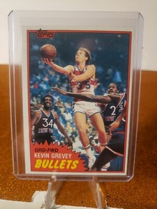 1981/82 Topps Kevin Grevey Washington Bullets card East #96  Basketball 