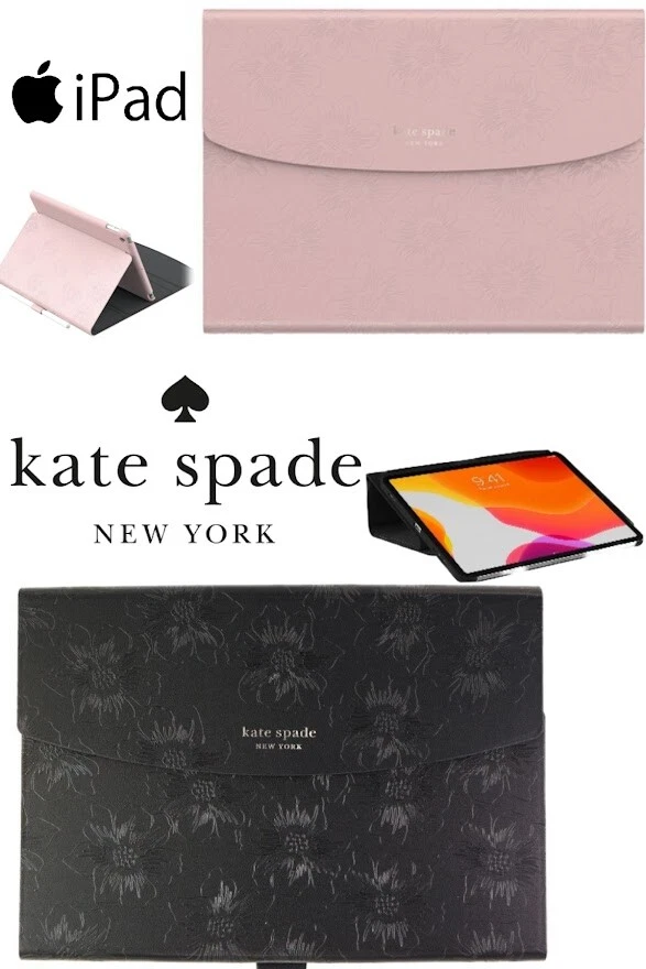 KATE SPADE Leopard Pink Gold Holly 10.2" 11" iPad PRO AIR Magnetic Folio Case  - Image 1 of 4