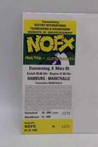 NOFX MONS-TOUR DONNERSTAG GERMAN HANDBILL FLYER - Picture 1 of 3