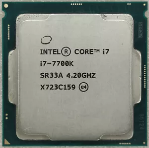 Intel Core i7-7700K SR33A Quad Core 4.2GHz 8MB LGA1151 Desktop CPU - Picture 1 of 3