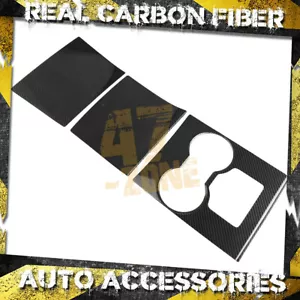 Real Black Carbon Fiber Center Console Panel For 18-20 Tesla Model 3 & YTrim - Bild 1 von 3