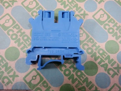 Phoenix Contact UK 6 N BU Terminal Block 41A 800V 10MM 8/24 AWG - Lot of 14 - Image 1 of 4