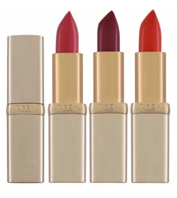 4 Pack~Loreal Colour Riche Lipstick Variety Collection~ Volcanic,Lava,Maison,S’I - Image 1 of 4