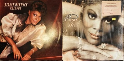 Dionne Warwick  Friends And Friends In Love Vinyl LPs  Arista Johnny Mathis  - Image 1 of 4