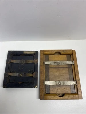 EASTMAN KODAK 5x7 Heavy Weight Wood Printing Frame by Folmer Graflex - Image 1 of 4