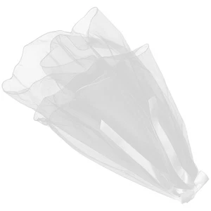 Wedding Bridal Veil Roll Rim Bride Veil Wedding Bow Veil Romantic Bridal Decor - Picture 1 of 12