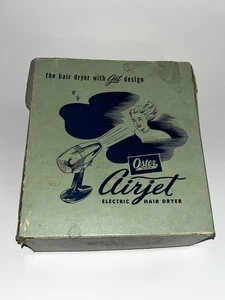 Secador de Pelo Eléctrico Oster Airjet Años 50 De Colección Modelo 202 Cromo con Caja - FUNCIONA MUY BIEN - Imagen 1 de 5