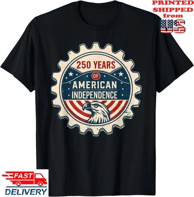 Camiseta USA 250 Años Aniversario América 250º Día de la Independencia, Camiseta Unisex Foto 1 de 4