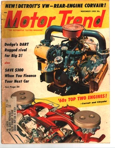 Revista Motor Trend noviembre 1959 Dodge Plymouth De Soto - Imagen 1 de 2