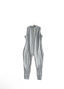 Skims Damen NEU grau Carbon Neujahr Winter Kunstleder Catsuit Overall Gr. 4X - Bild 1 von 4