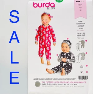 burda kids - Pattern 9328 - Jumpsuit - Ages 1-18 Month - Picture 1 of 4