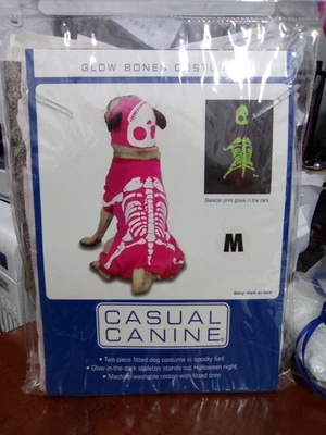 Fantasia casual de esqueleto Canine Gow In The Dark.    Tamanho médio - Imagem 1 de 4