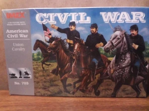 IMEX American Civil War Union Calvary Figure Set 1:32 Scale 54mm No. 703 - Picture 1 of 1