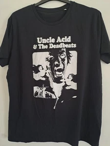 CAMISETA OFICIAL UNCLE ACID & THE DEADBEATS - NEGRA, TALLA XL - Imagen 1 de 4