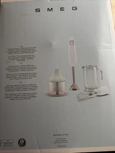 Batidora de inmersión de mano SMEG HBF03CRUS azul - Imagen 1 de 6