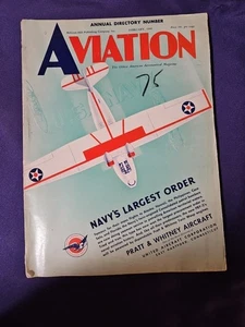 February 1940 Aviation Magazine - Picture 1 of 13